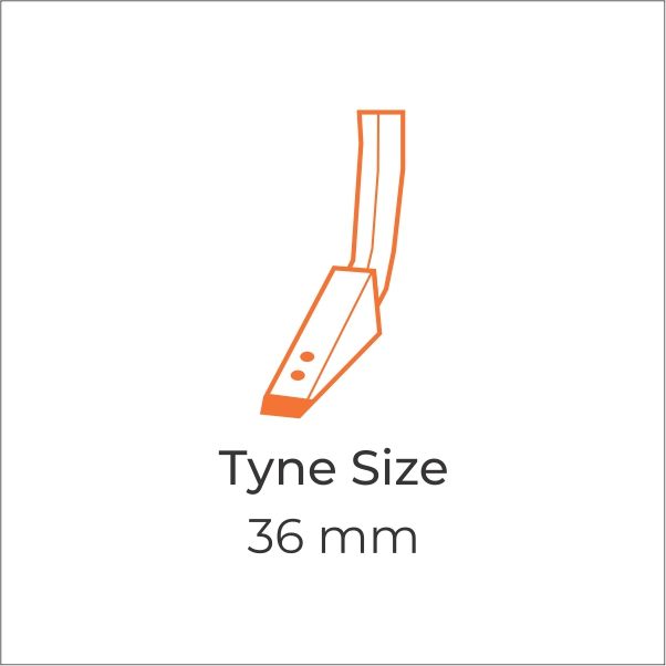 Heavy-Duty Tine Size