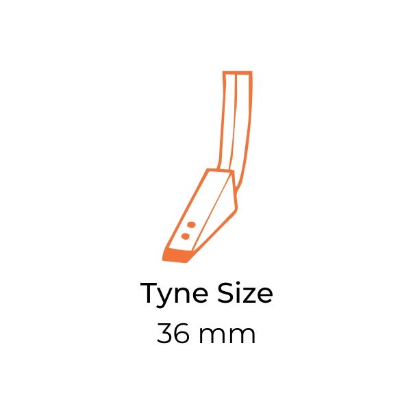 Heavy-Duty Tine Size
