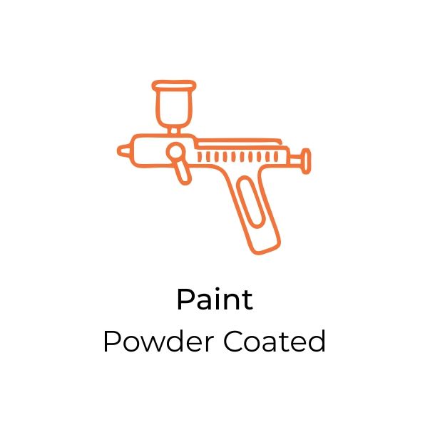 Poder Coated Paint