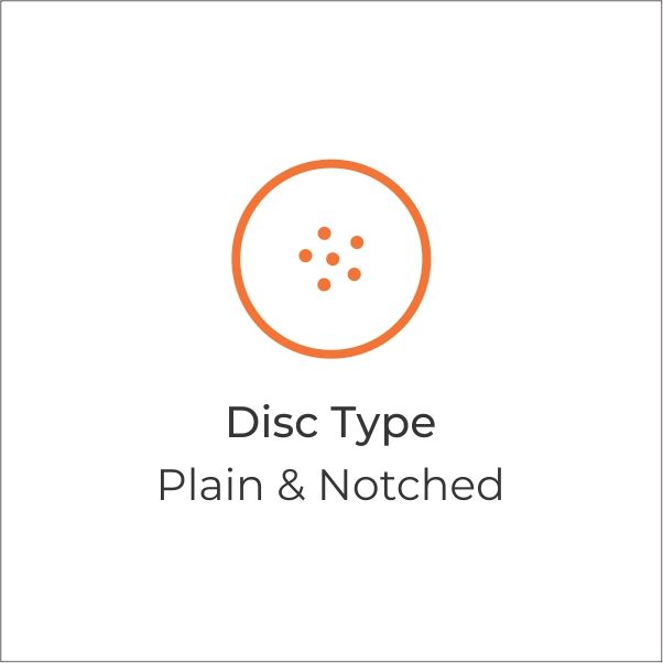 Plain & Notched Disc Combination