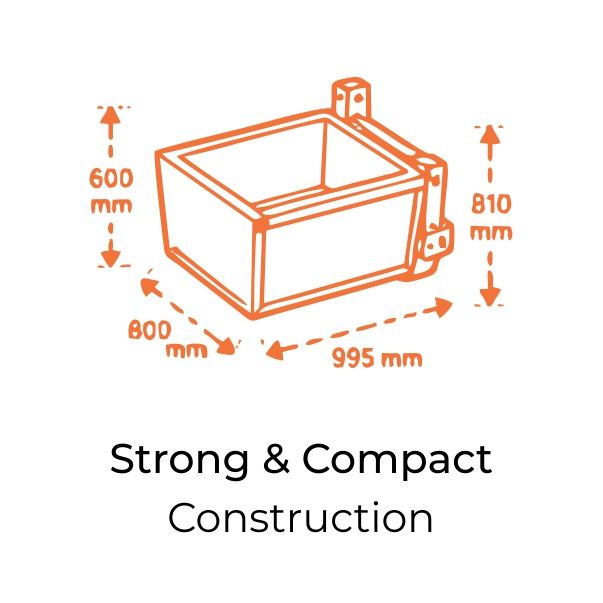Strong & Compact Construction