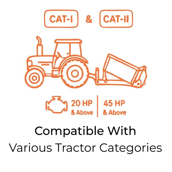 Compatible with Various Tractor Categories